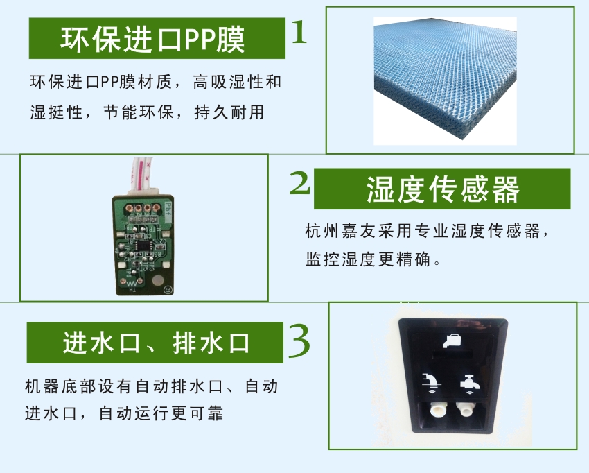 濕膜加濕器特點1